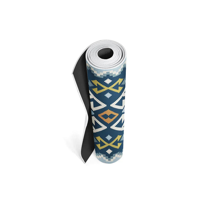 Load image into Gallery viewer, Yune Yoga - Yoga Mat | 6mm Thick | Blue | Non-Slip | Eco Friendly | Yune Yoga | Moab River