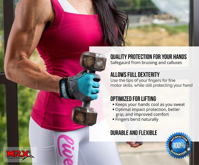 Load image into Gallery viewer, MRX Products - MRX Women's Weight Lifting Gloves for Gym Training and Workouts - Durable, Comfortable Grip