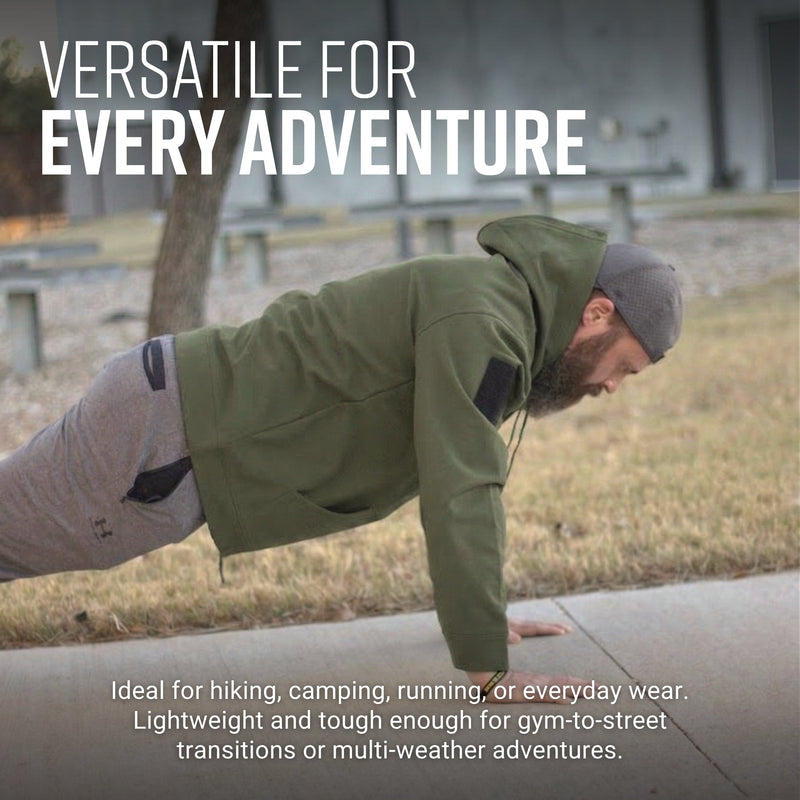 Load image into Gallery viewer, MudGear - All-Weather Warrior Hoodie (Olive Drab Green)