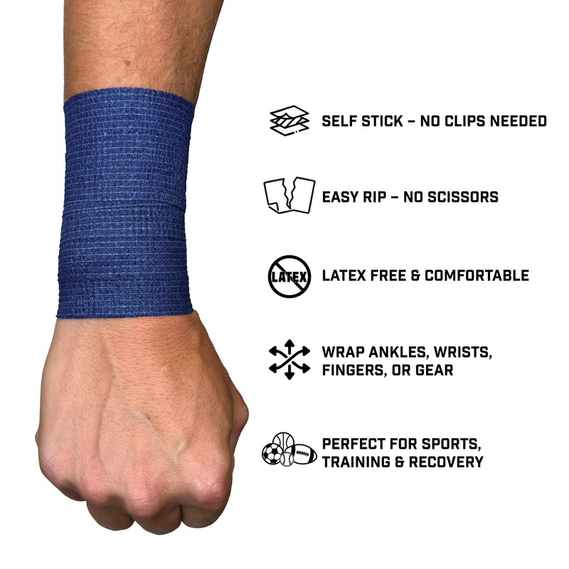 Load image into Gallery viewer, Elite Athletic Gear - Navy Self Stick Athletic Tape