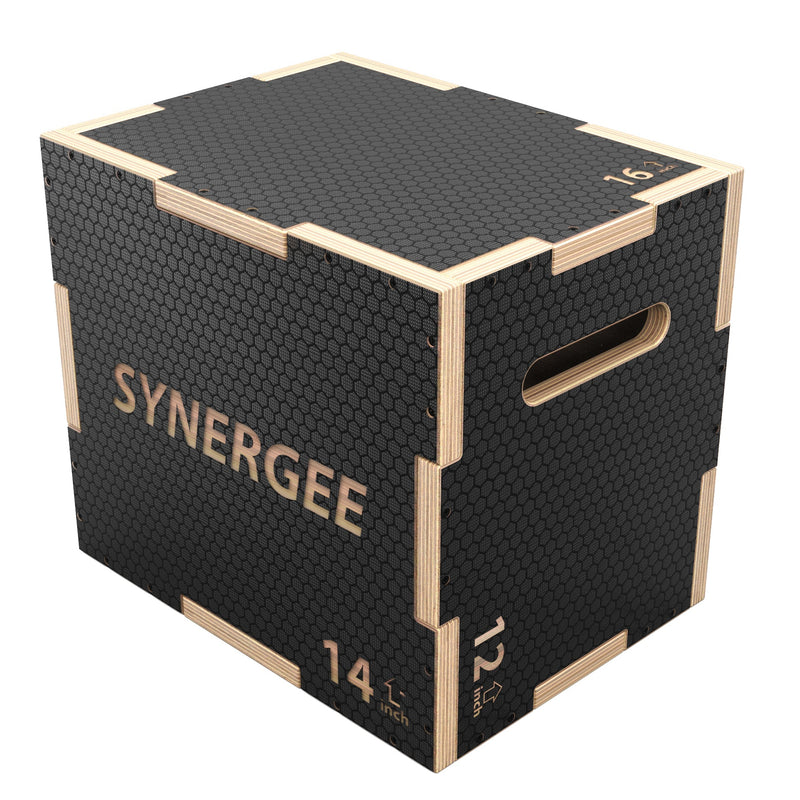 Load image into Gallery viewer, Synergee - Synergee Non-Slip 3-in-1 Wood Plyo Boxes