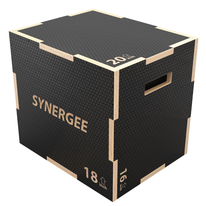 Load image into Gallery viewer, Synergee - Synergee Non-Slip 3-in-1 Wood Plyo Boxes