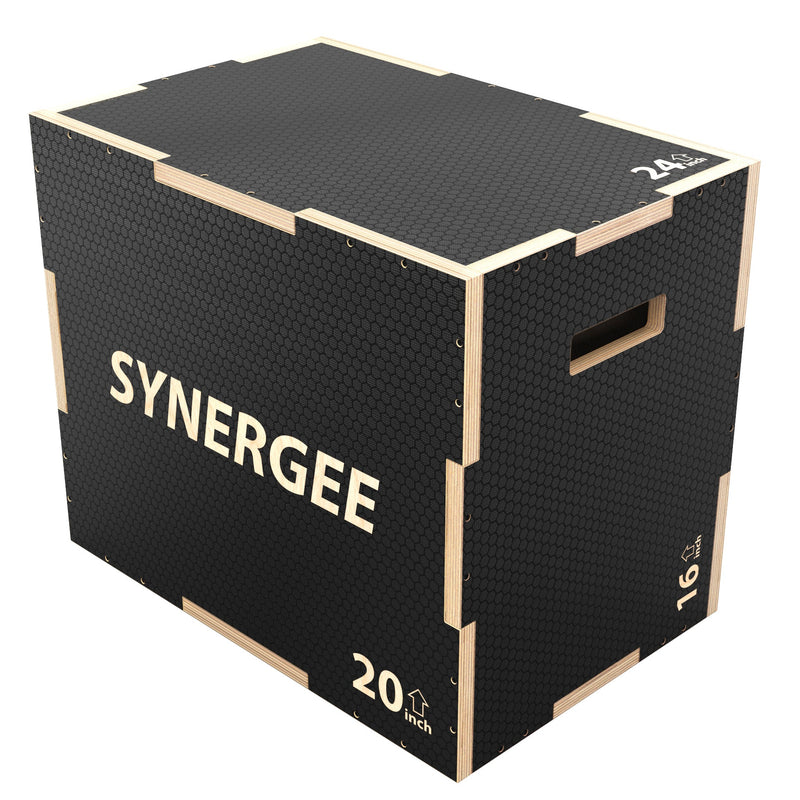 Load image into Gallery viewer, Synergee - Non-Slip 3-in-1 Wood Plyo Boxes
