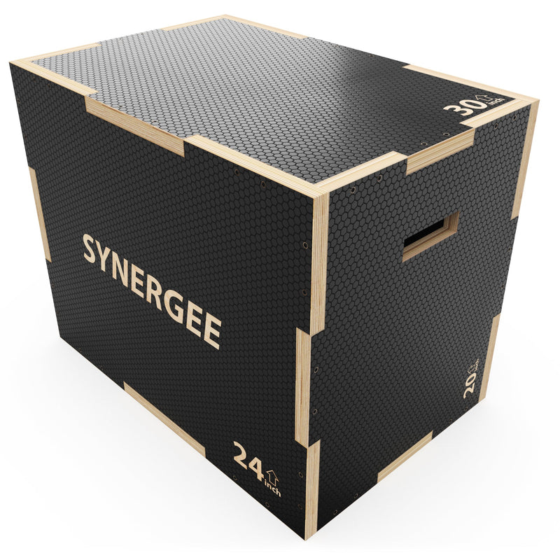 Load image into Gallery viewer, Synergee - Synergee Non-Slip 3-in-1 Wood Plyo Boxes