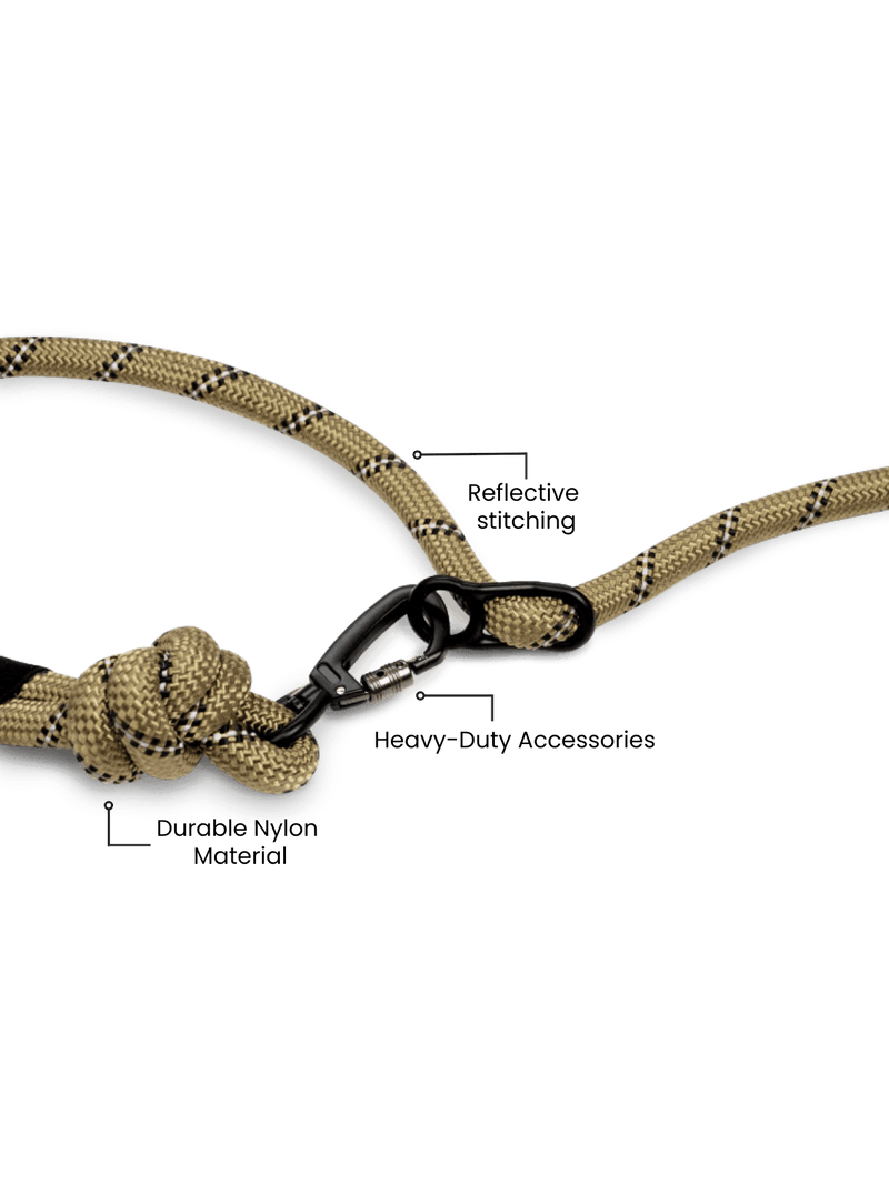 Load image into Gallery viewer, Runner's Athletics - Olive Green Runners Hands-Free Dog Leash