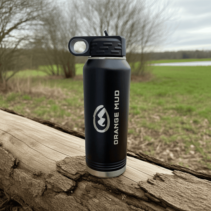 Load image into Gallery viewer, Orange Mud - 32oz Double Insulated Steel Water Bottle