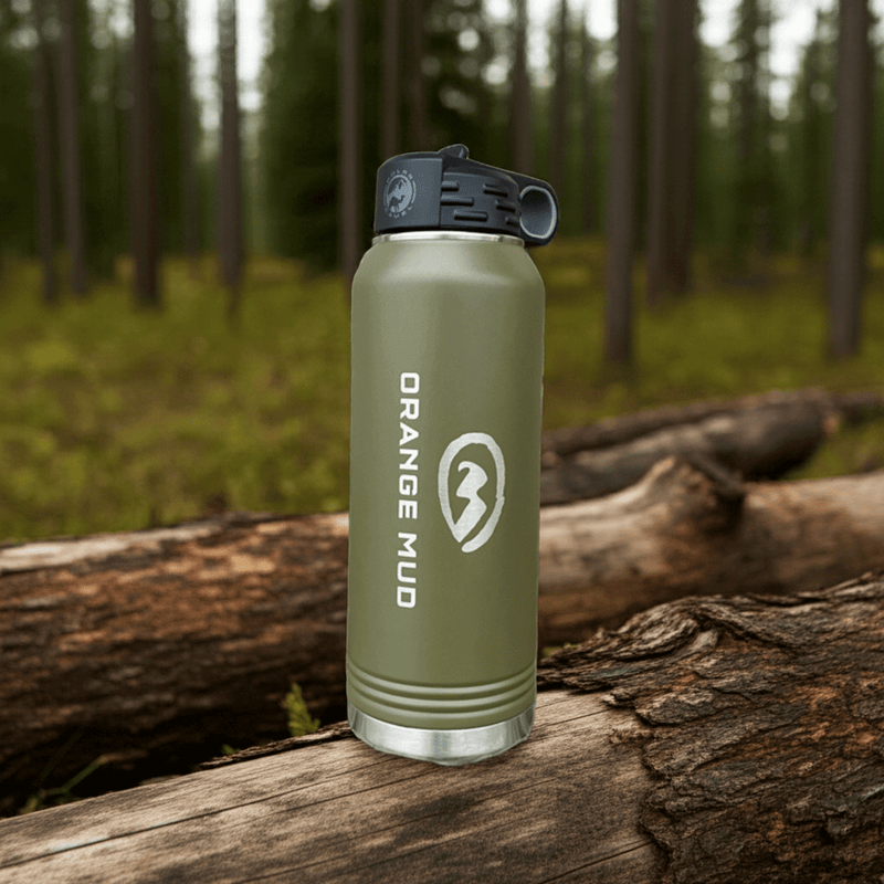 Load image into Gallery viewer, Orange Mud - 32oz Double Insulated Steel Water Bottle