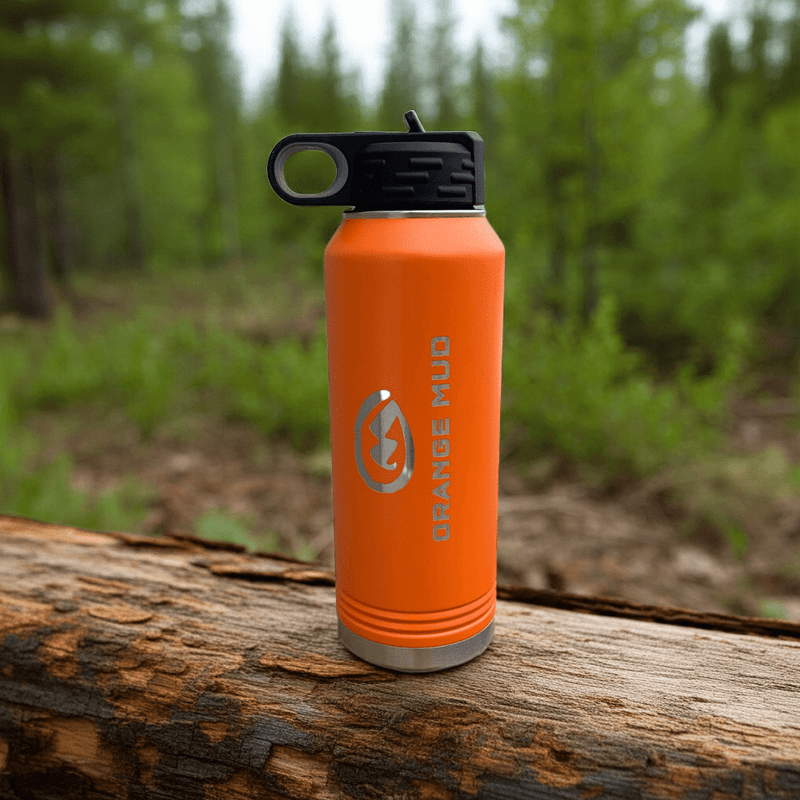 Load image into Gallery viewer, Orange Mud - 32oz Double Insulated Steel Water Bottle