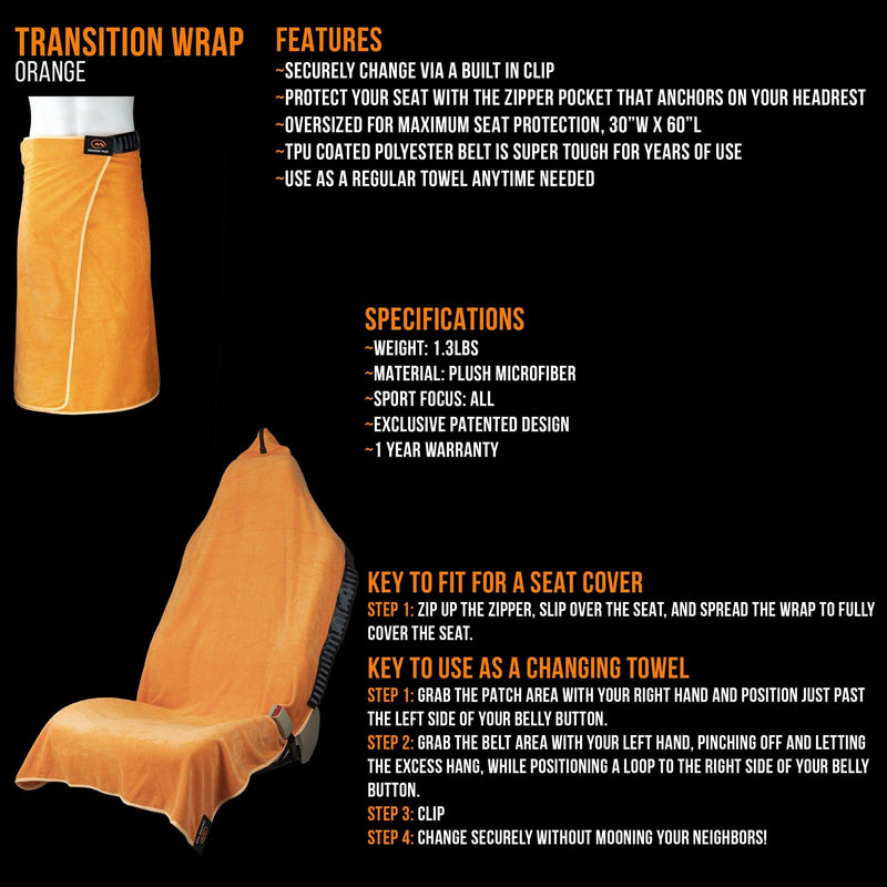 Load image into Gallery viewer, Orange Mud - Transition Wrap 2.0: Changing Towel and Car Seat Cover
