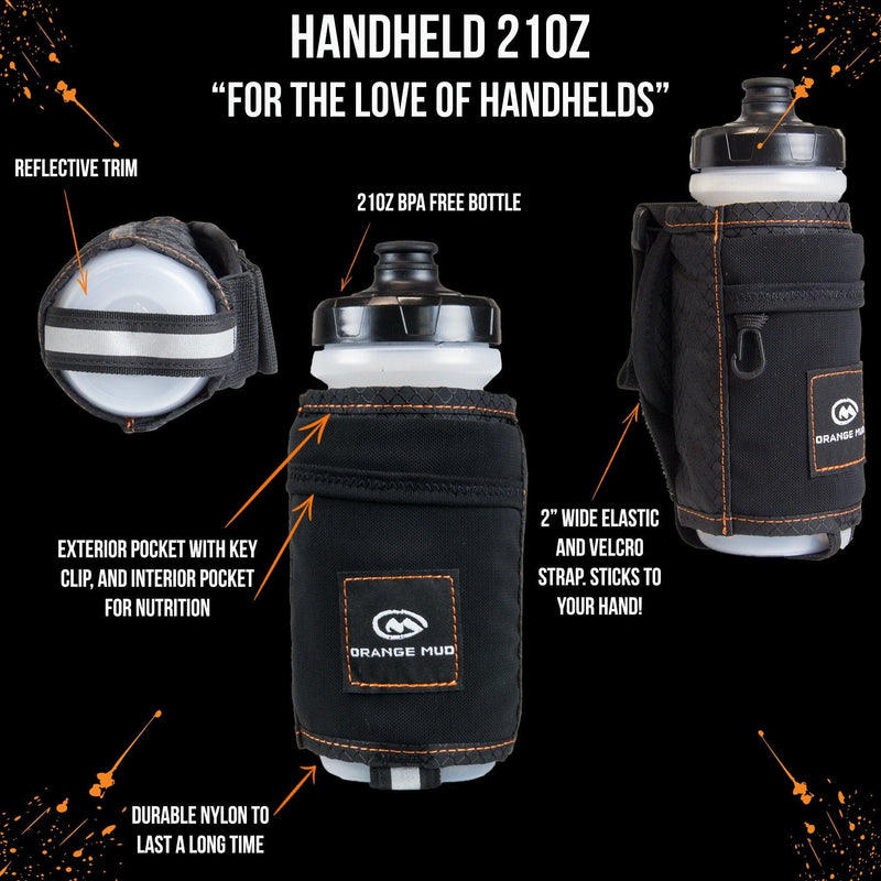 Load image into Gallery viewer, Orange Mud - Running Water Bottle Handheld