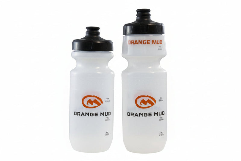 Load image into Gallery viewer, Orange Mud Running Water Bottle