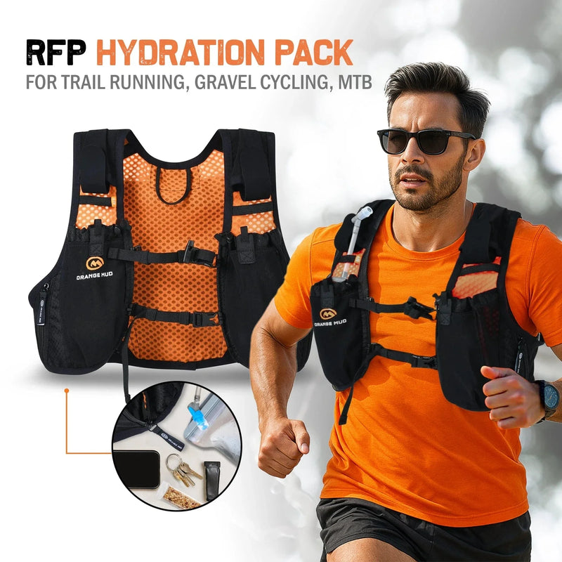 Load image into Gallery viewer, Orange Mud - RFP Hydration Pack, For Trail Running, Gravel Cycling, MTB
