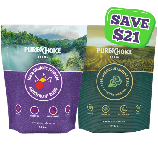 Pure Choice Farms - Organic Tropics & Raw Greens Micronutrient Powders