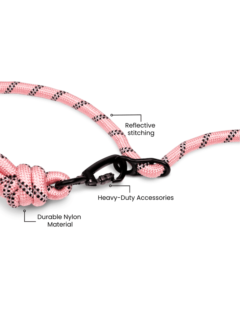 Load image into Gallery viewer, Runner's Athletics - Rove Hands-Free Running Dog Leash (Pastel Pink)