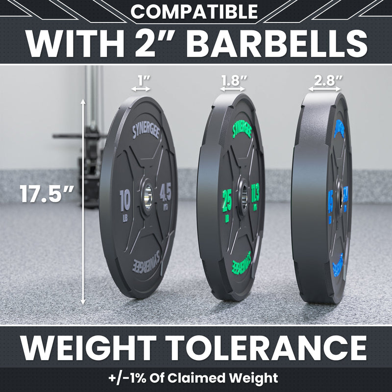 Load image into Gallery viewer, Synergee - Synergee EZ Grip Bumper Plates