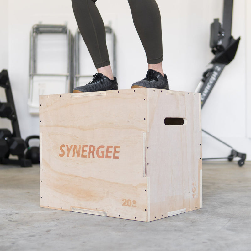 Load image into Gallery viewer, Synergee - 3-in-1 Wood Plyo Boxes