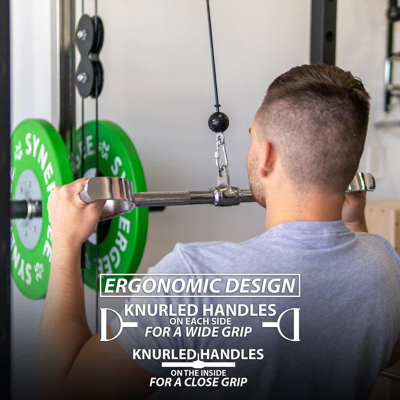 Load image into Gallery viewer, Synergee - Pro-Style Lat Bar Cable Attachment