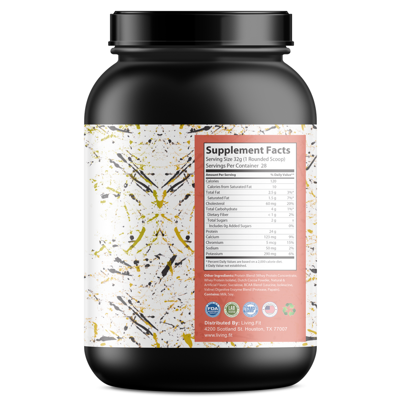 Load image into Gallery viewer, Living.Fit 100% Whey Protein Powder