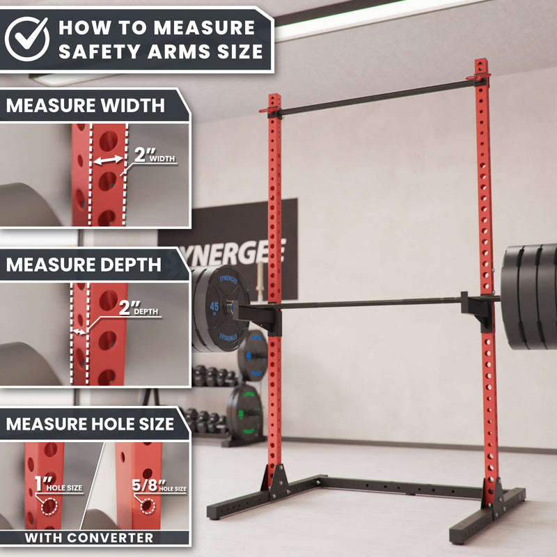 Load image into Gallery viewer, Synergee - Power Rack Safety Arms