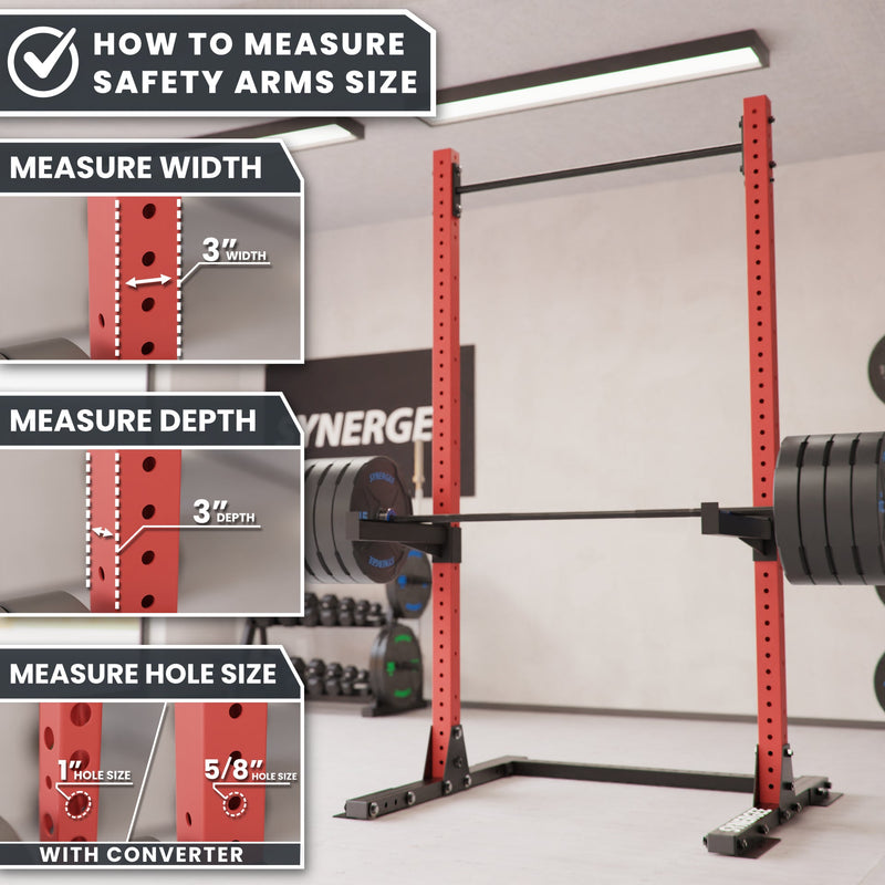 Load image into Gallery viewer, Synergee - Power Rack Safety Arms