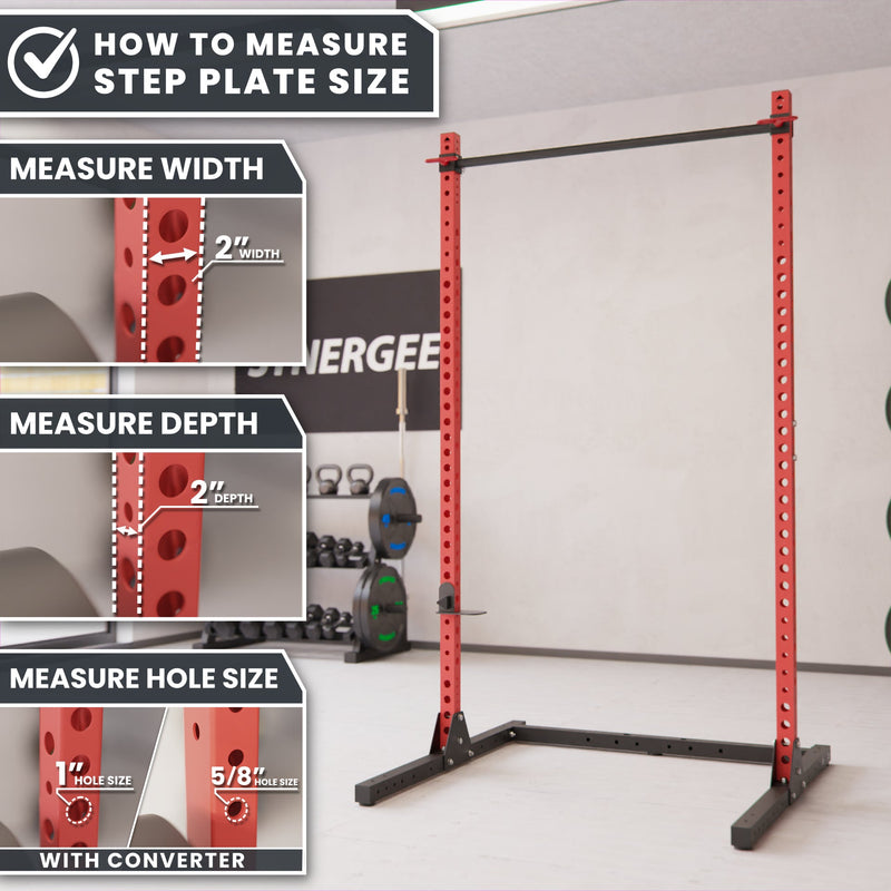 Load image into Gallery viewer, Synergee - Pull-Up Step Up Plate (Rack Attachment)