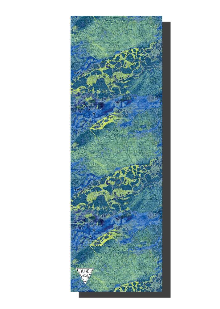 Load image into Gallery viewer, Yune Yoga - Yoga Mat | 6mm Thick | RealTree | Non-Slip | Eco Friendly | Yune Yoga | Wav3 Pattern