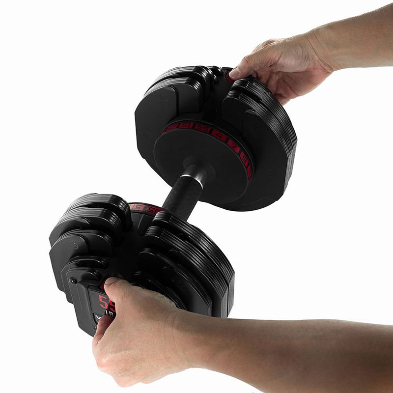 Load image into Gallery viewer, Valor Fitness - Adjustable Dumbbell (55/78lbs)