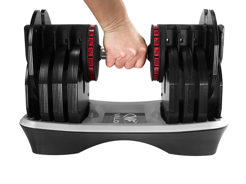 Load image into Gallery viewer, Valor Fitness - Adjustable Dumbbell (55/78lbs)