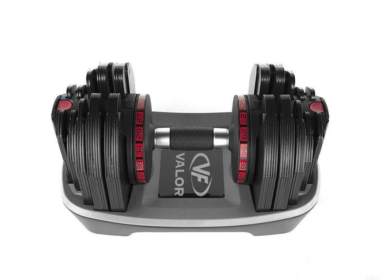 Load image into Gallery viewer, Valor Fitness - Adjustable Dumbbell (55/78lbs)