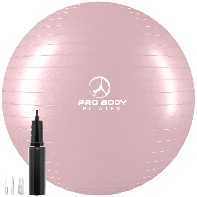 Load image into Gallery viewer, ProBody Pilates - Pregnancy Ball for Maternity, Labor and Birth. Includes Pregnancy Guide. (Rose)