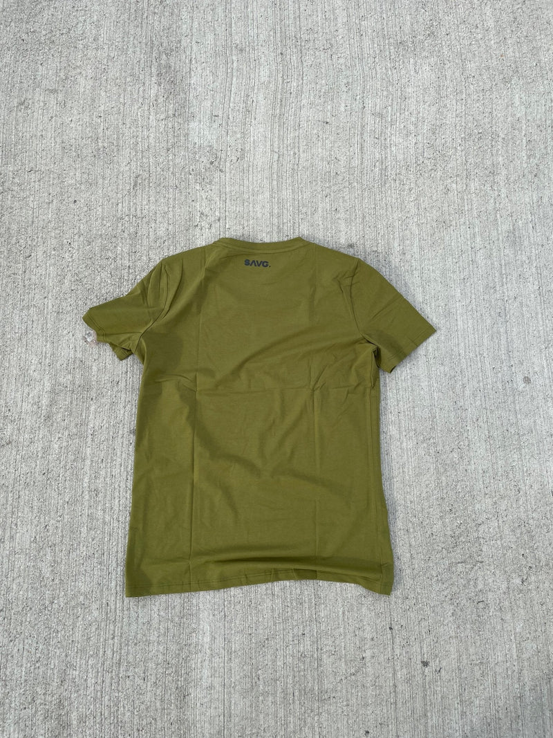 Load image into Gallery viewer, Savg Athletics - Savg Classic Tee. - Army Green. - Short Sleeve
