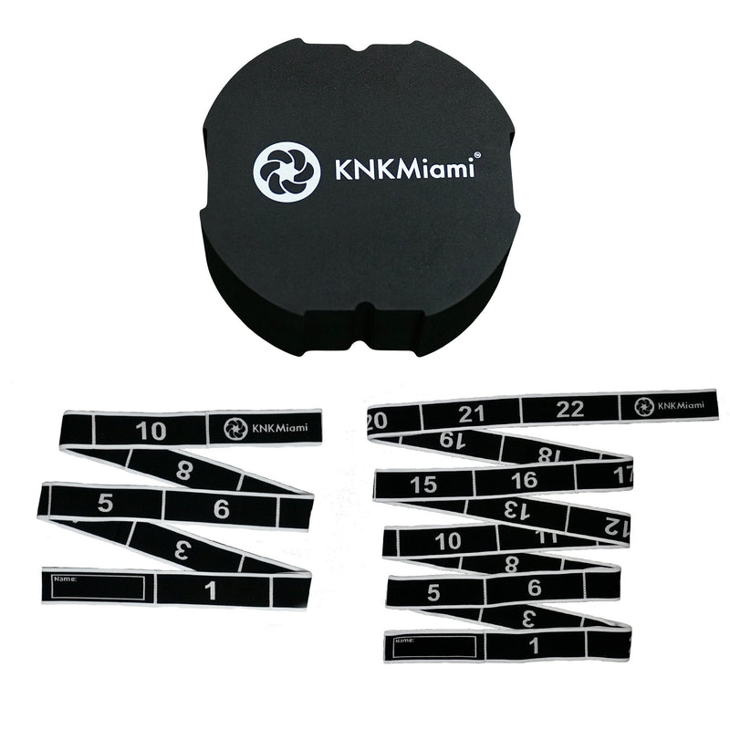 Load image into Gallery viewer, KNKMiami - Circular Yoga Block + 2 Premium Bundle (12 & 24-Loop Light Bands)