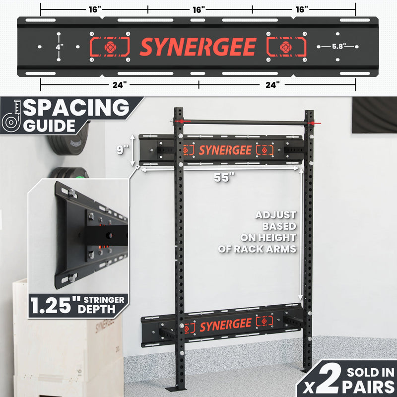 Load image into Gallery viewer, Synergee - 2200 Series Wall Stringer (Folding Rack Mount)
