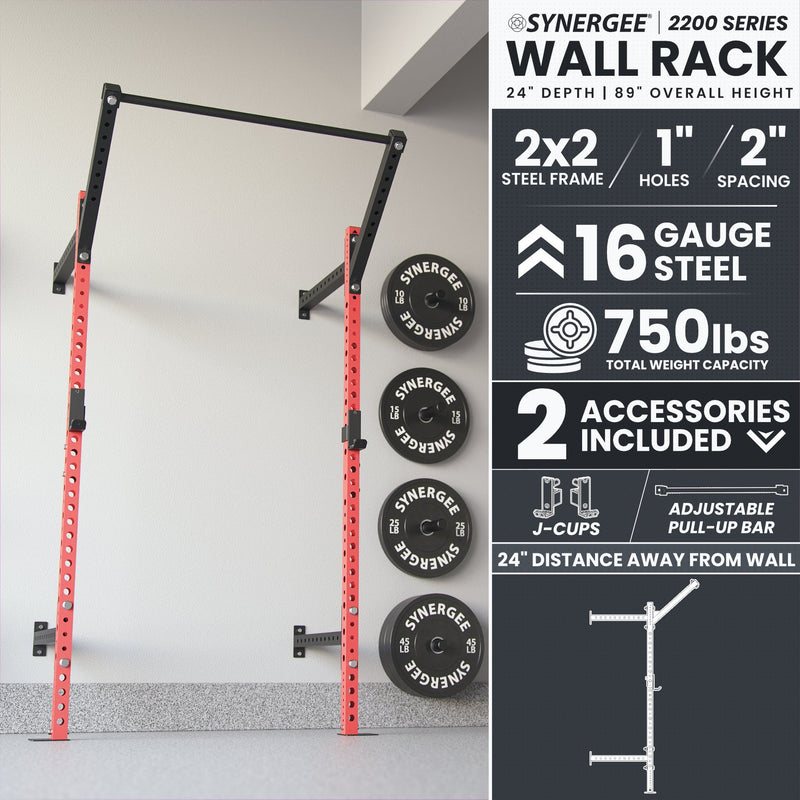Load image into Gallery viewer, Synergee - Synergee 2200 Series Wall Mounted Squat Rack