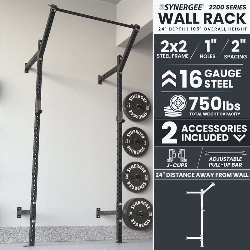 Load image into Gallery viewer, Synergee - Synergee 2200 Series Wall Mounted Squat Rack