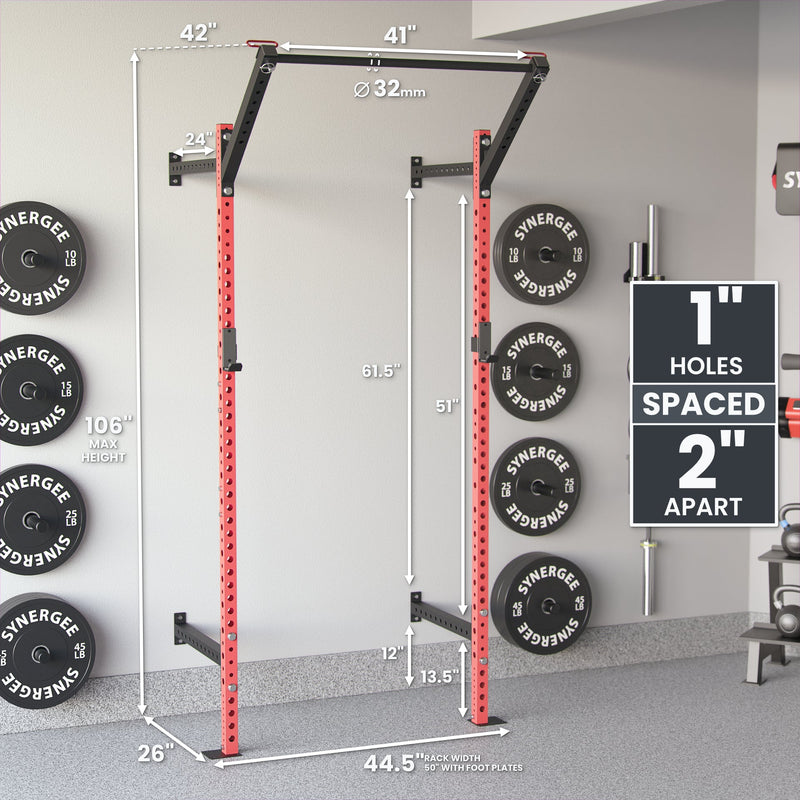 Load image into Gallery viewer, Synergee - Synergee 2200 Series Wall Mounted Squat Rack