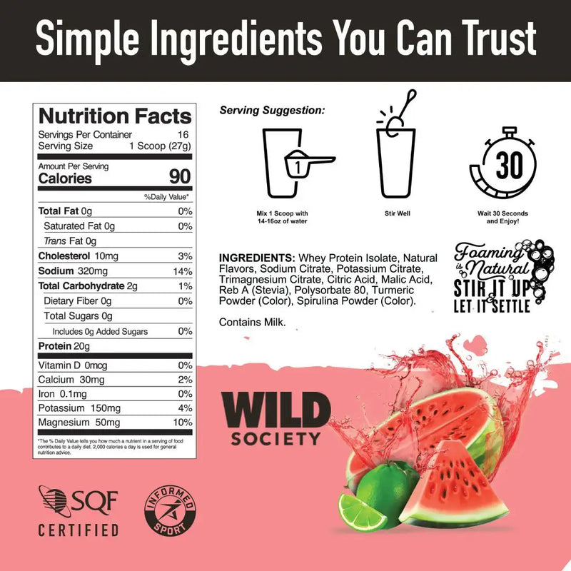 Load image into Gallery viewer, Wild Society Nutrition - Clear Whey Isolate Protein