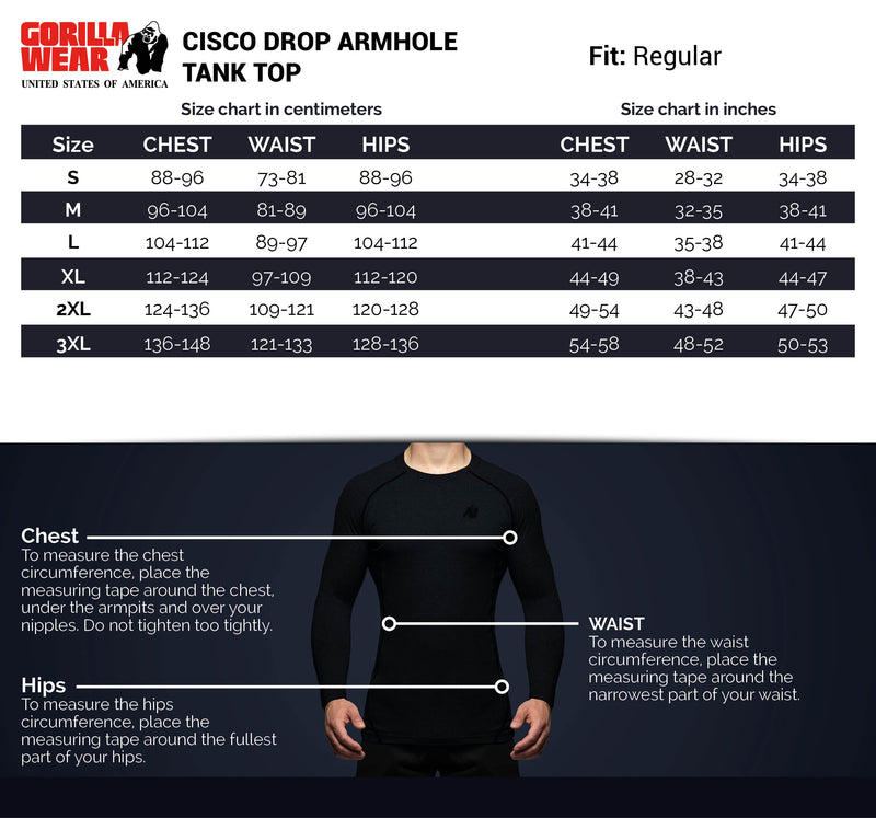 Load image into Gallery viewer, Gorilla Wear - Cisco Drop Armhole Tank Top - Gray/Black