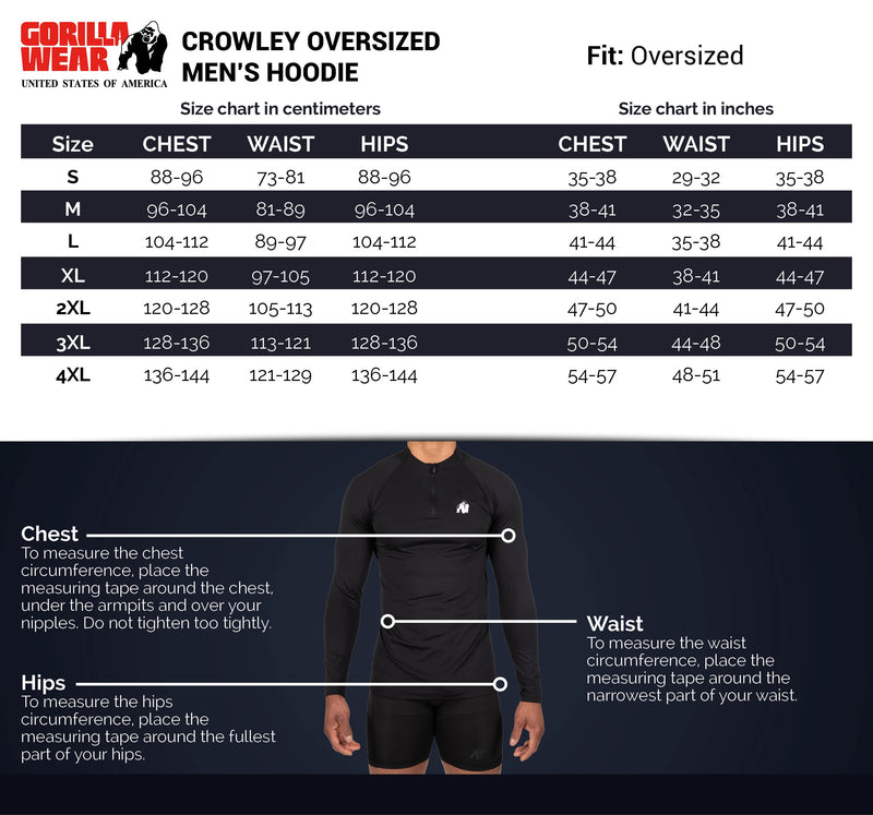 Load image into Gallery viewer, Gorilla Wear - Crowley Men's Oversized Hoodie - Black