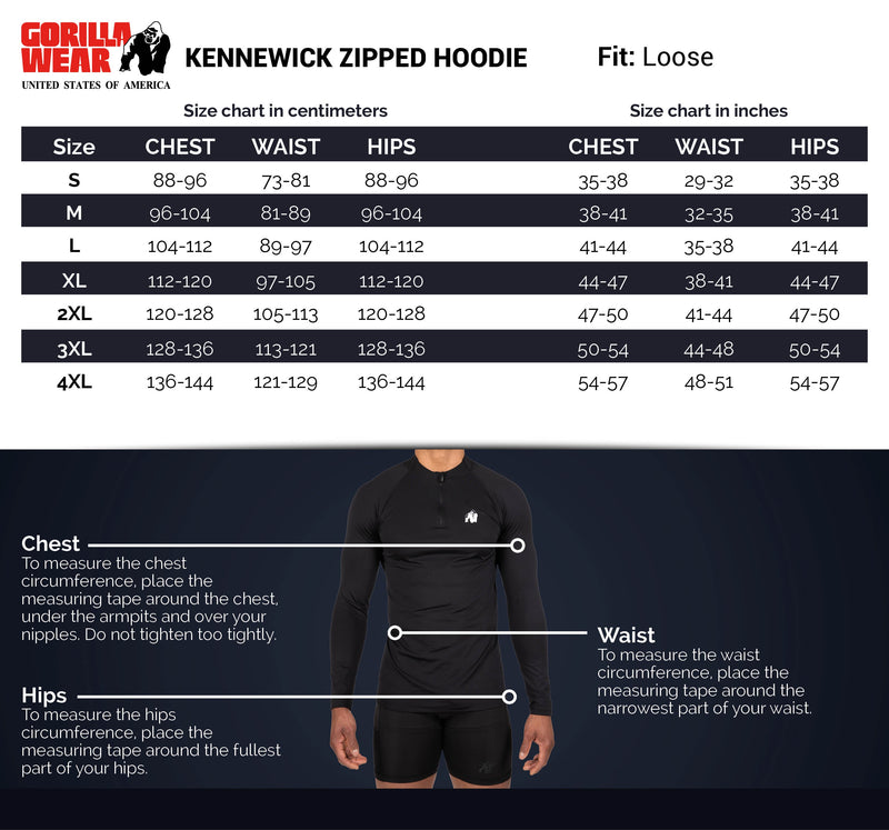 Load image into Gallery viewer, Gorilla Wear - Kennewick Zipped Hoodie - Gray