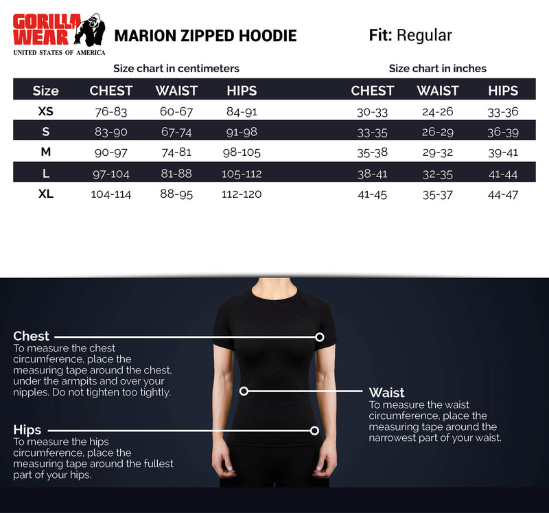 Load image into Gallery viewer, Gorilla Wear - Marion Zipped Hoodie - Black