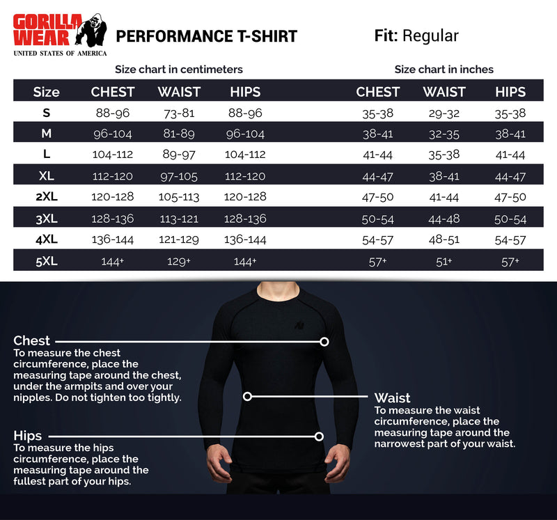 Load image into Gallery viewer, Gorilla Wear - Performance T-Shirt - Black