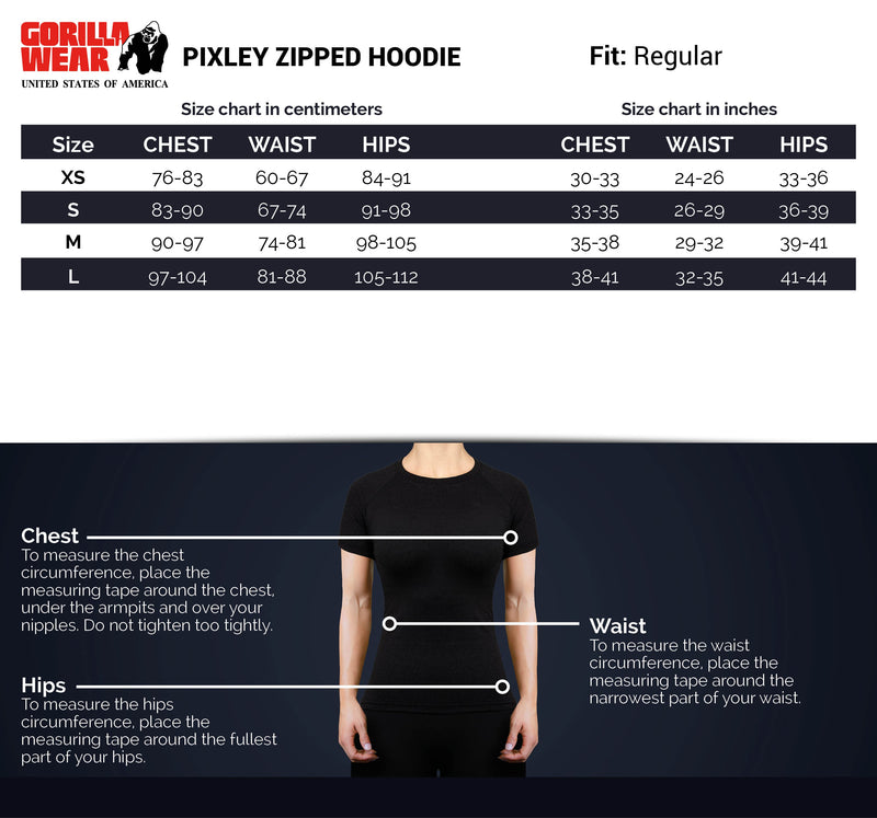 Load image into Gallery viewer, Gorilla Wear - Pixley Zipped Hoodie - Black