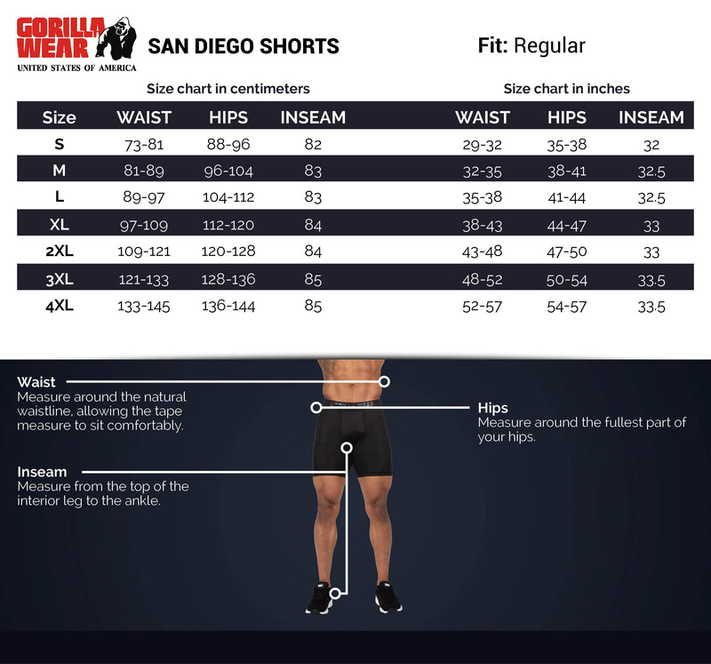 Load image into Gallery viewer, Gorilla Wear - San Diego Shorts - Black