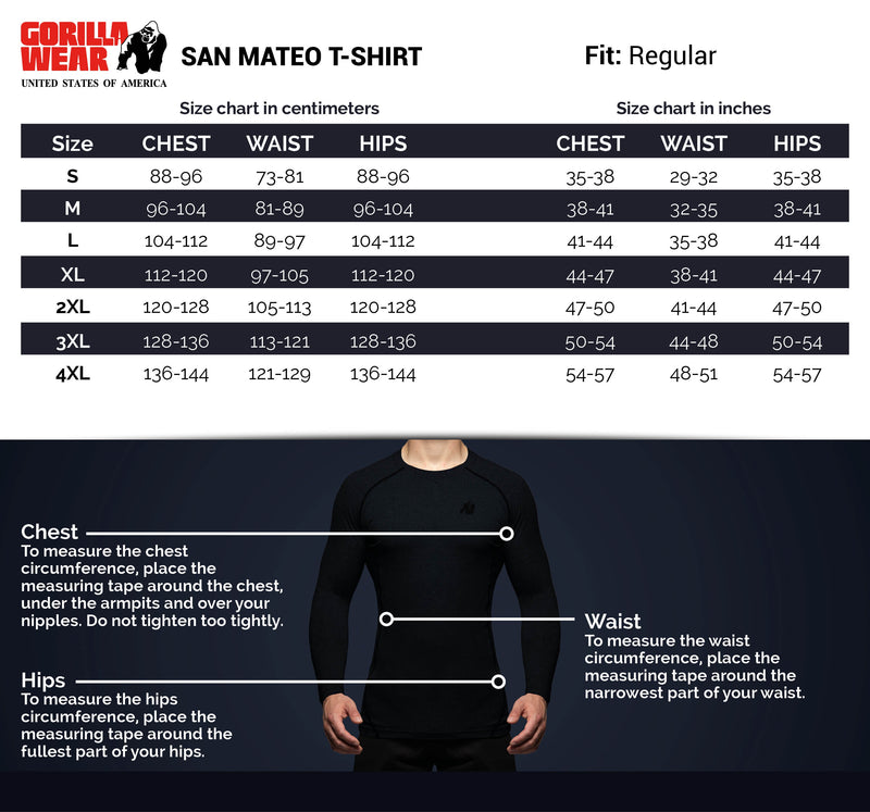 Load image into Gallery viewer, Gorilla Wear - San Mateo T-shirt - Black/Red