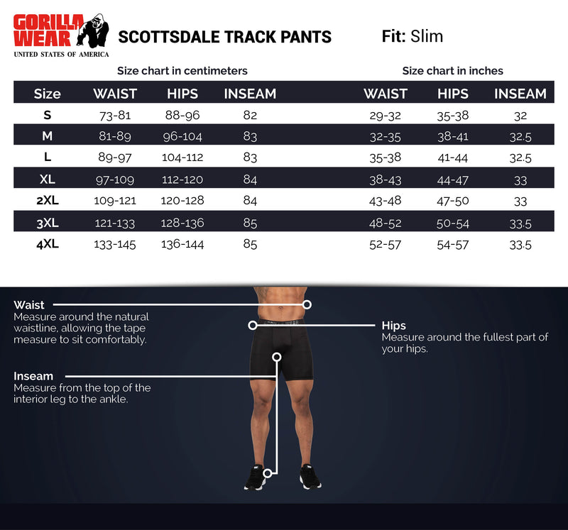 Load image into Gallery viewer, Gorilla Wear - Scottsdale Track Pants - Black