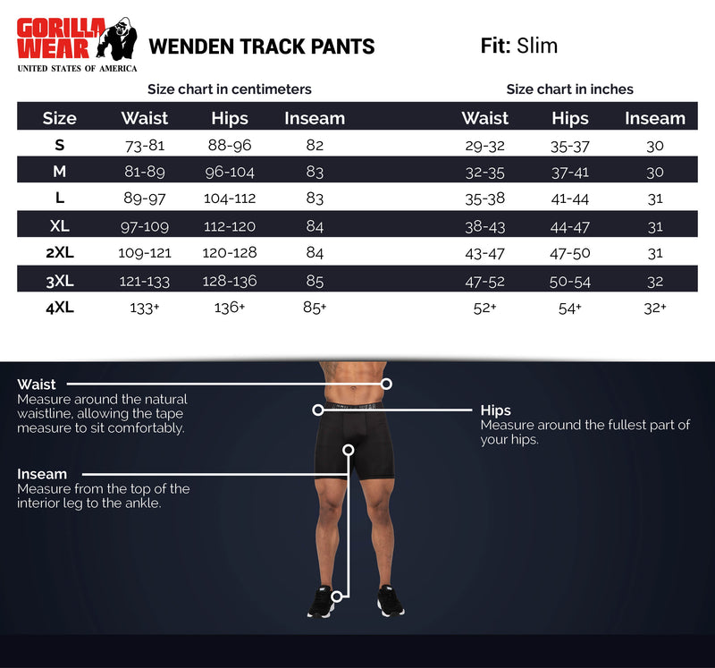 Load image into Gallery viewer, Gorilla Wear - Wenden Track Pants - Black/White
