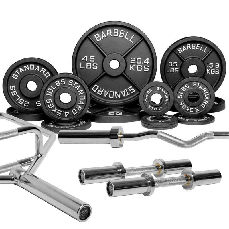 Load image into Gallery viewer, Barbell Standard - Specialty Bar & Weight Set Bundle Builder