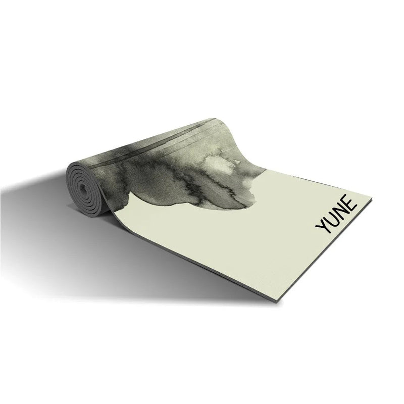 Load image into Gallery viewer, Yune Yoga - Yune Off White Grippy Yoga Mat Spruce