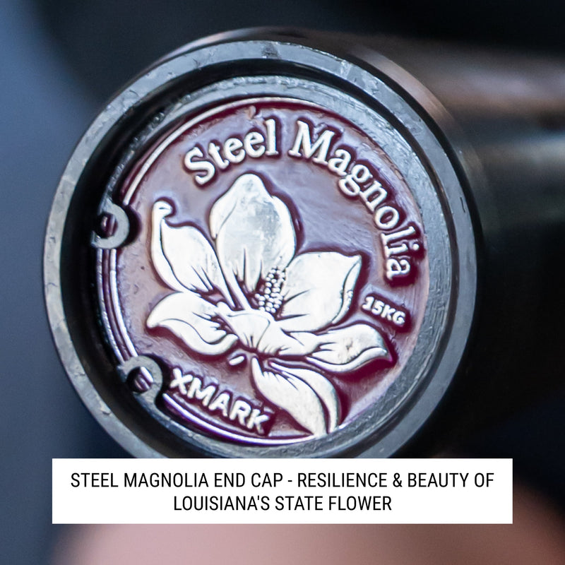 Load image into Gallery viewer, XMARK - Steel Magnolia, IWF Women’s Training Bar 190,000 PSI, 15kg US Cerakote